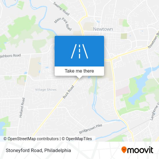 Stoneyford Road map