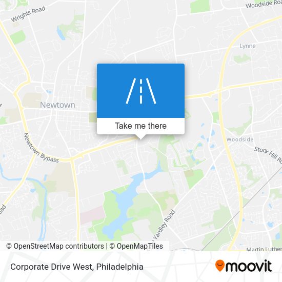 Corporate Drive West map