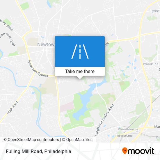 Fulling Mill Road map