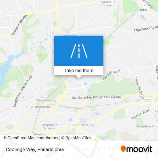 Coolidge Way map