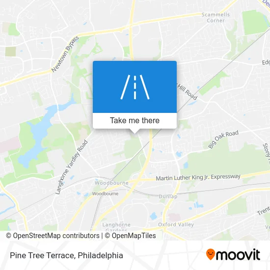 Pine Tree Terrace map