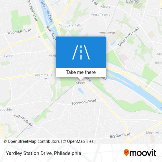Mapa de Yardley Station Drive
