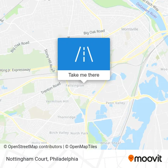 Nottingham Court map