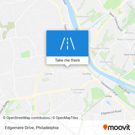 Edgemere Drive map