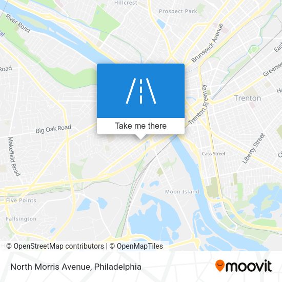 North Morris Avenue map