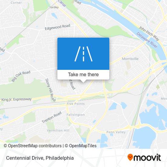 Mapa de Centennial Drive