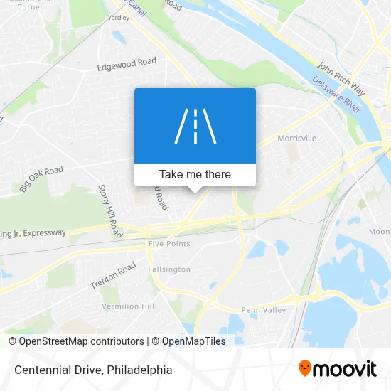 Centennial Drive map