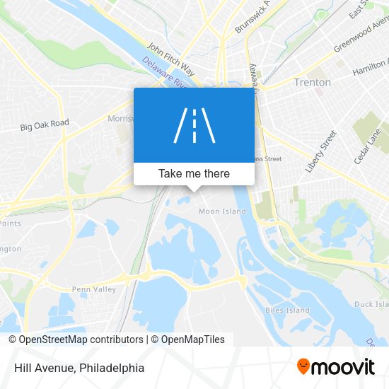 Mapa de Hill Avenue