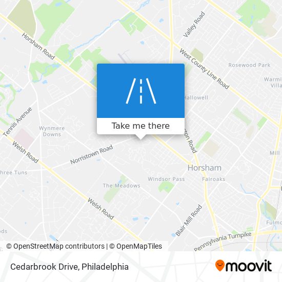 Cedarbrook Drive map