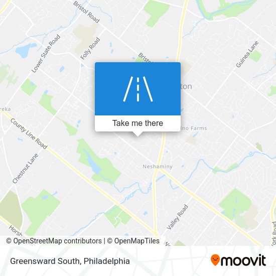 Mapa de Greensward South
