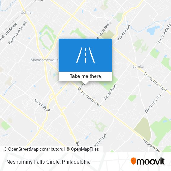 Mapa de Neshaminy Falls Circle