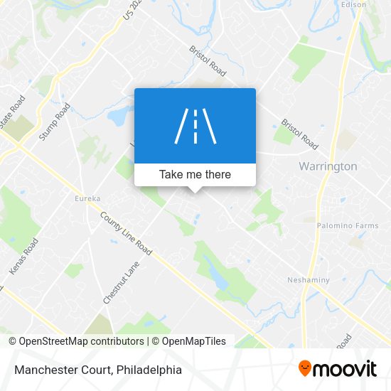 Mapa de Manchester Court