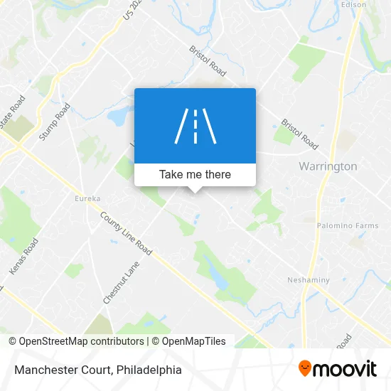 Manchester Court map