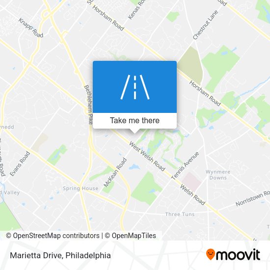 Marietta Drive map
