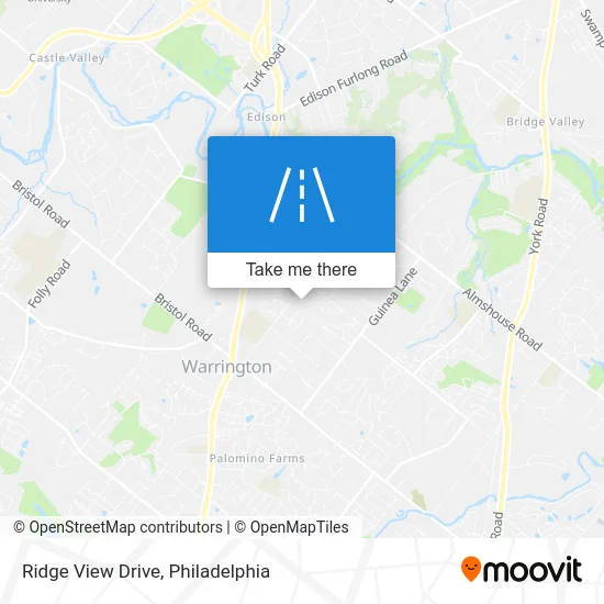 Ridge View Drive map
