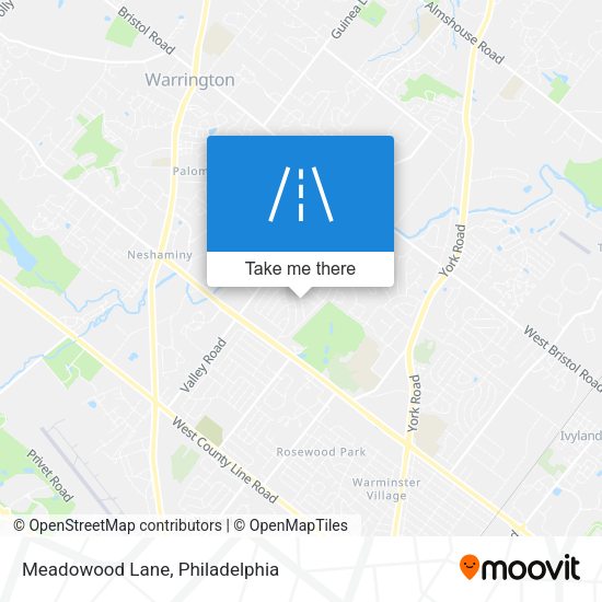 Meadowood Lane map