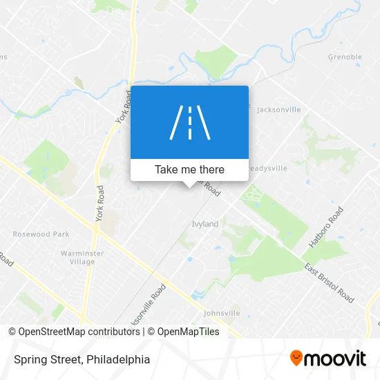 Spring Street map