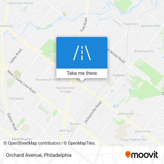 Mapa de Orchard Avenue