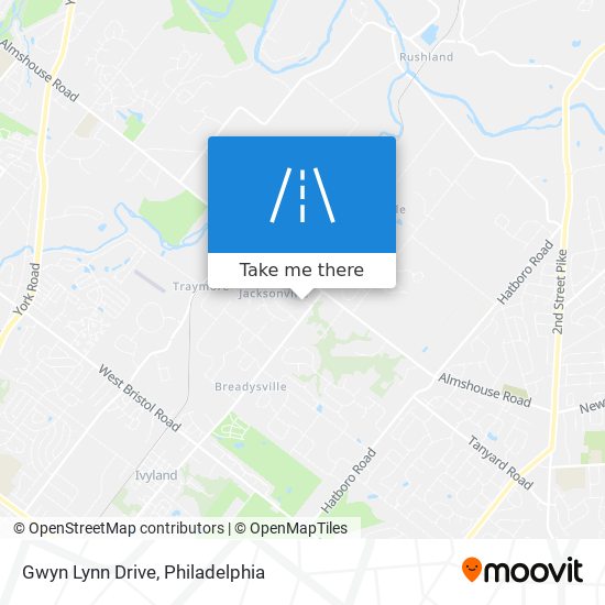 Mapa de Gwyn Lynn Drive
