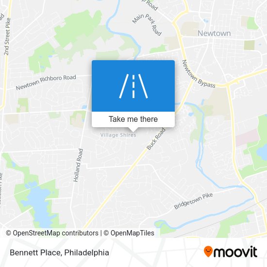 Mapa de Bennett Place