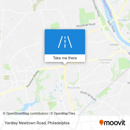 Mapa de Yardley Newtown Road