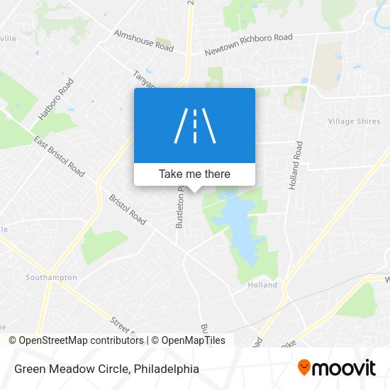 Green Meadow Circle map