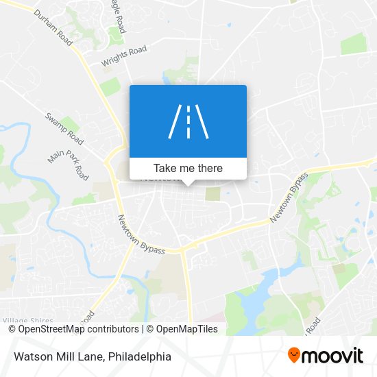 Mapa de Watson Mill Lane