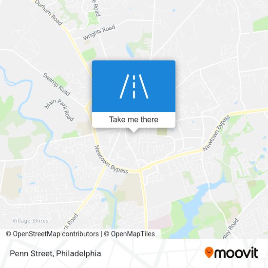 Mapa de Penn Street