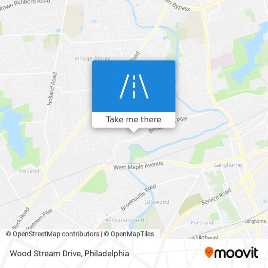 Wood Stream Drive map