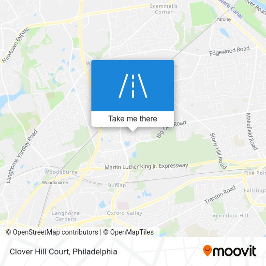Clover Hill Court map