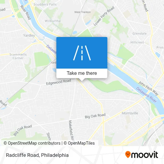 Radcliffe Road map