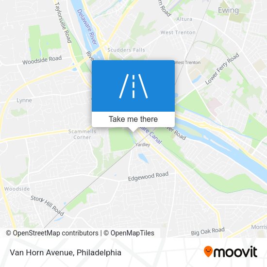 Mapa de Van Horn Avenue