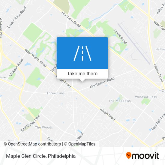 Mapa de Maple Glen Circle