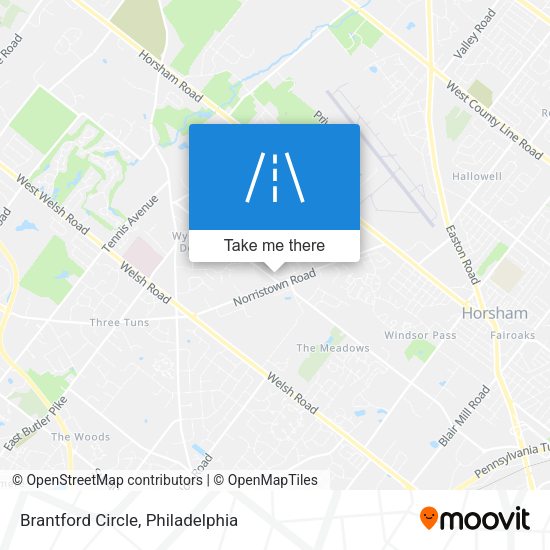Mapa de Brantford Circle