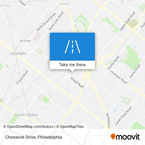 Cheswick Drive map