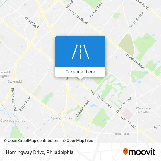 Hemingway Drive map