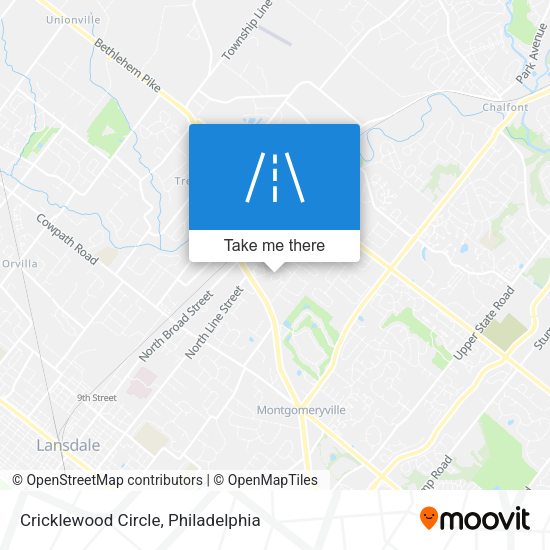 Cricklewood Circle map