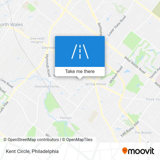 Mapa de Kent Circle