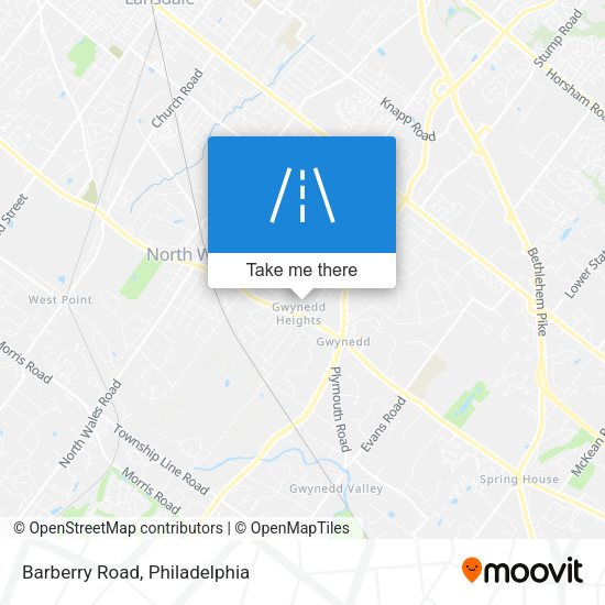 Mapa de Barberry Road