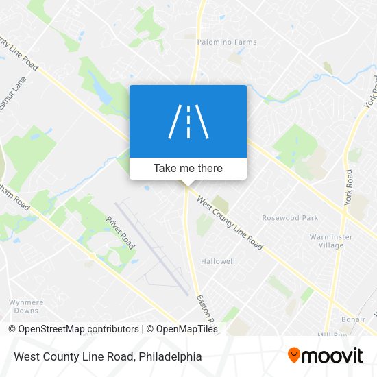 Mapa de West County Line Road