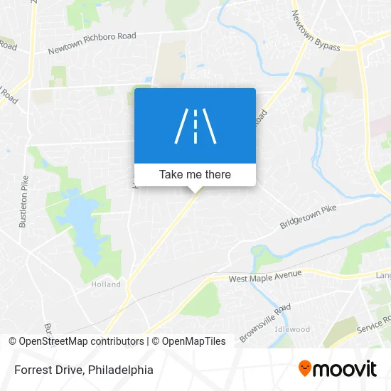 Forrest Drive map