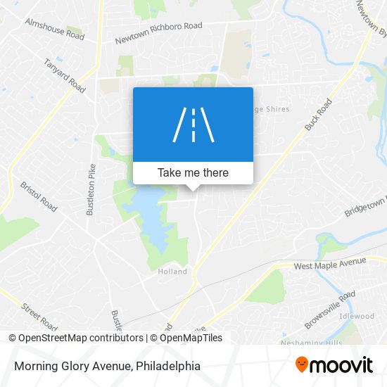 Morning Glory Avenue map