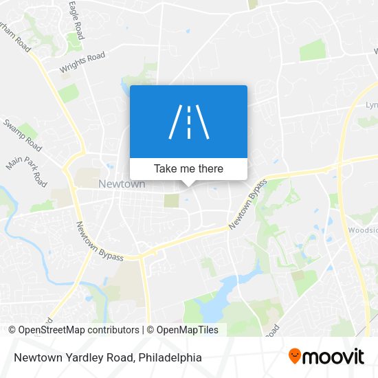 Mapa de Newtown Yardley Road
