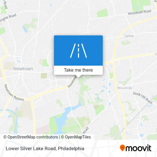 Mapa de Lower Silver Lake Road