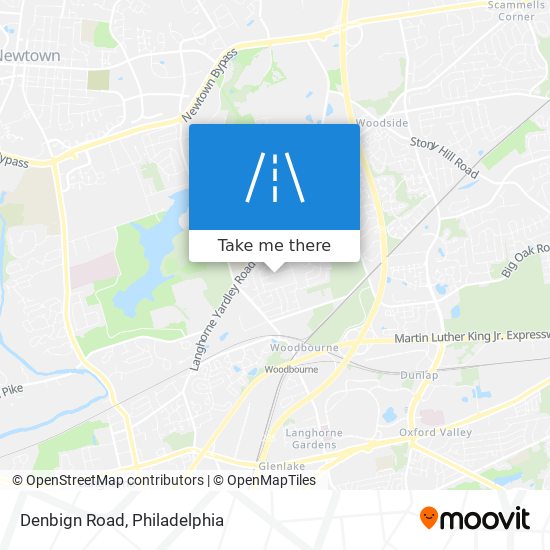 Denbign Road map