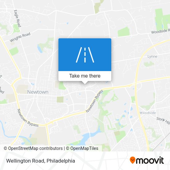 Mapa de Wellington Road