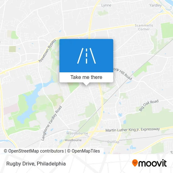 Rugby Drive map