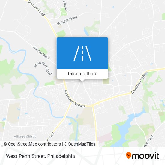 Mapa de West Penn Street