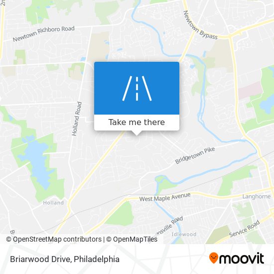 Briarwood Drive map