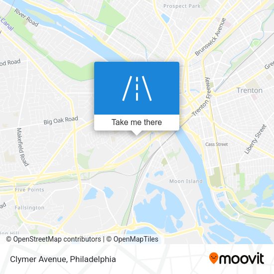 Mapa de Clymer Avenue